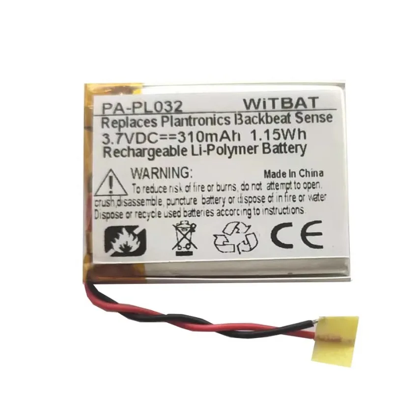 AHB403029, For Plantronics Voyager Focus B825 Battery,  B825-M 3.7 V, 310mAh,1.15Wh