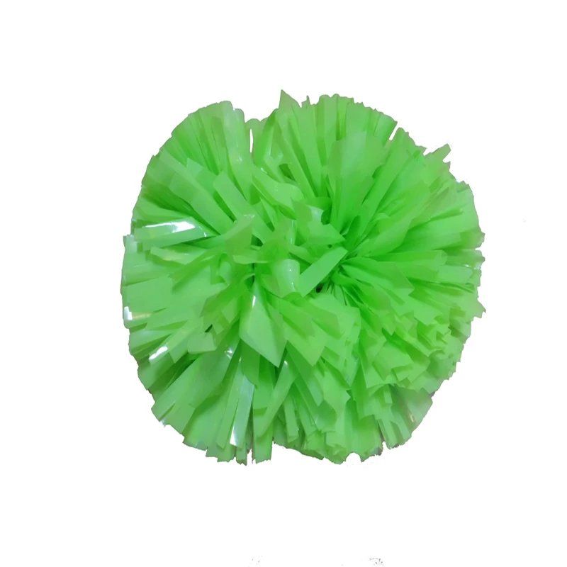 Cheerleading Pompoms with Baton Handle, Dance Decoration, Club Sport Supplies, Color Can Free Combination, 31cm, 1Pair