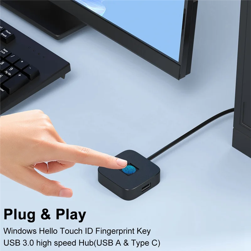 GO-Touch ID Vingerafdruklezer USB-lezer Scannermodule en hub USB-lezer Scannermodule A