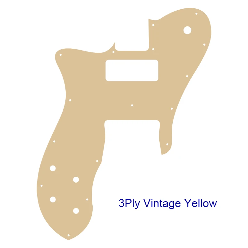 Xinyue Customize Parts - For Left Hand US 72 Custom Tele Guitar Pickguard With P90 Pickup Scratch Plate Flame Pattern Multicolor