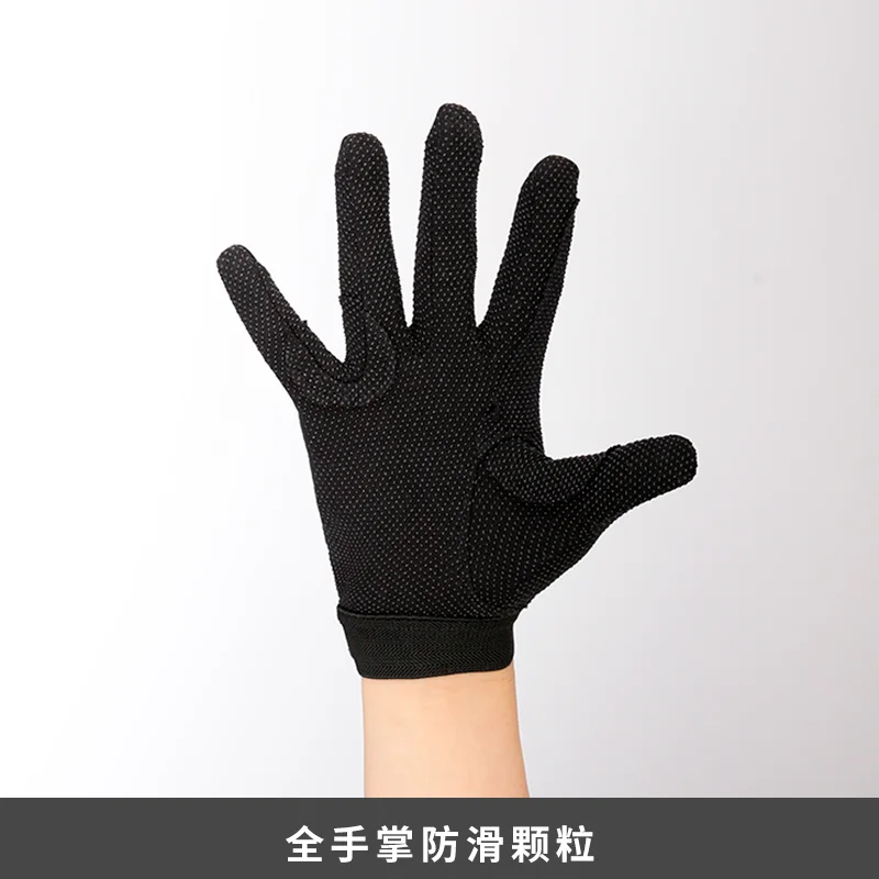 Cavassion anti-slip equestrian gloves when riding horses outdoor sports