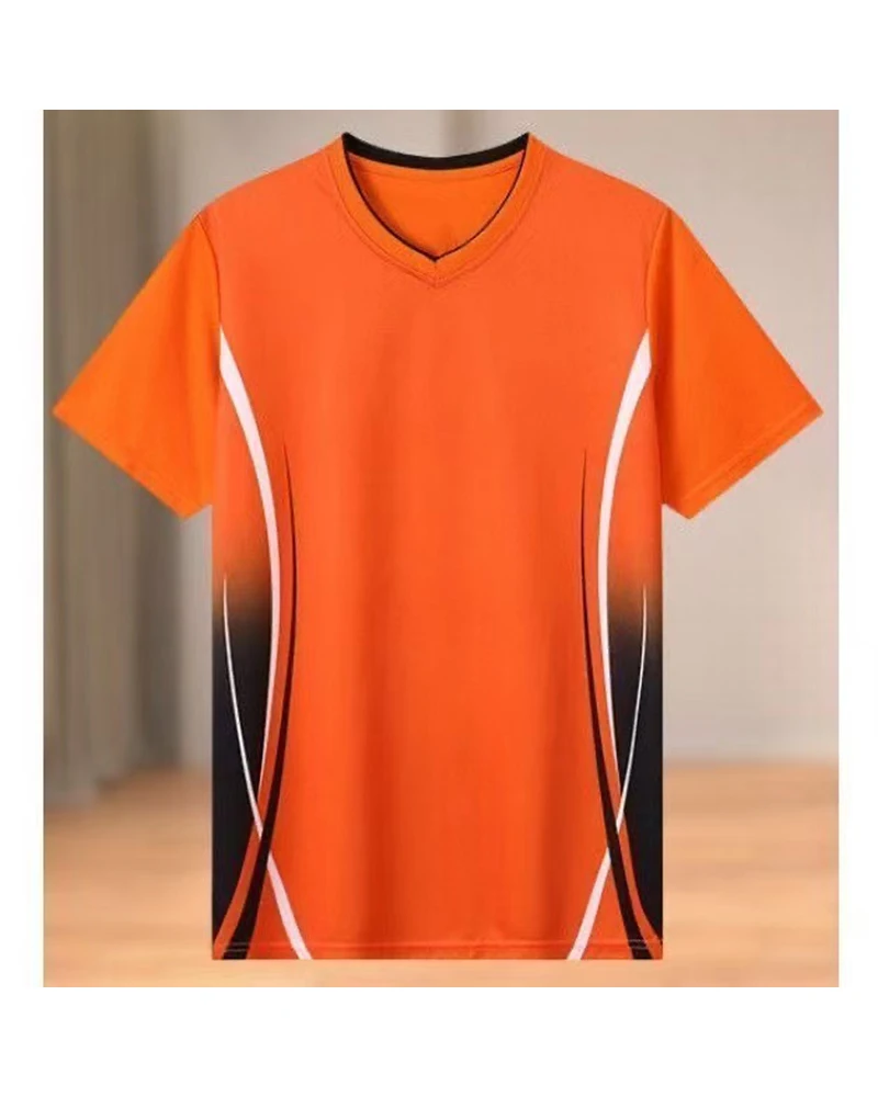 

2026 Summer New Breathable Sports Set Men's Basketball Shirt Casual Short Sleeve T-shirt Running Short Sleeve