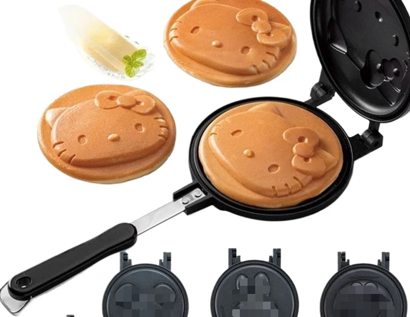 Sanrio Hello Kitty cartone animato carino pancake padella creativa Kawaii cucina di casa padella antiaderente stoviglie anime regali periferici