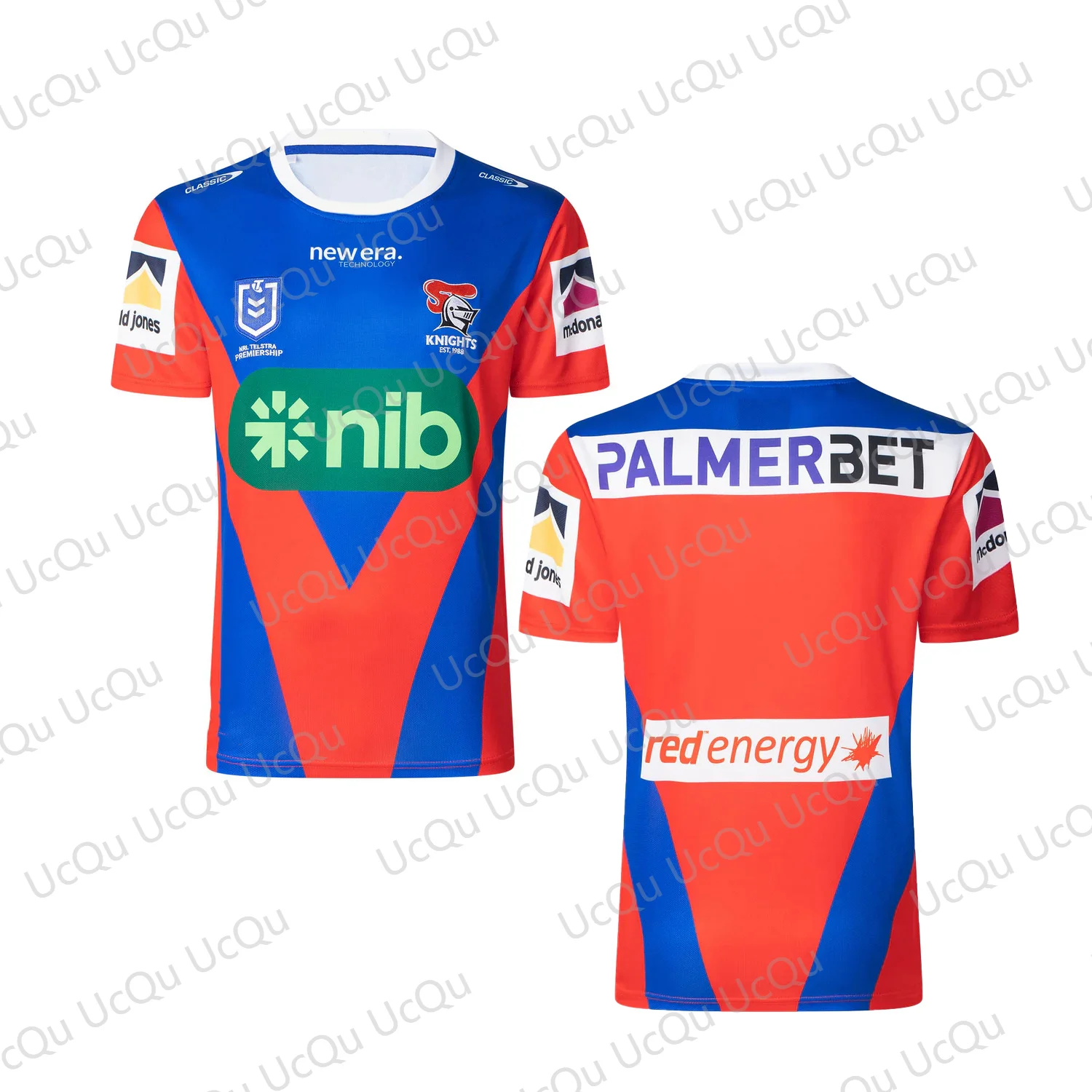 2025 New Arrival Summer Australian NRL Newcastle Knights Mens Home Jersey Training Jersey Kid Uniform for Adult&Kid Tops