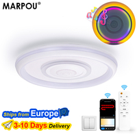 RGB LED Ceiling Lights with Remote Control Large Size High-Quality Smart Music Lamp APP Controlled Dimmable Living Room Bedroom