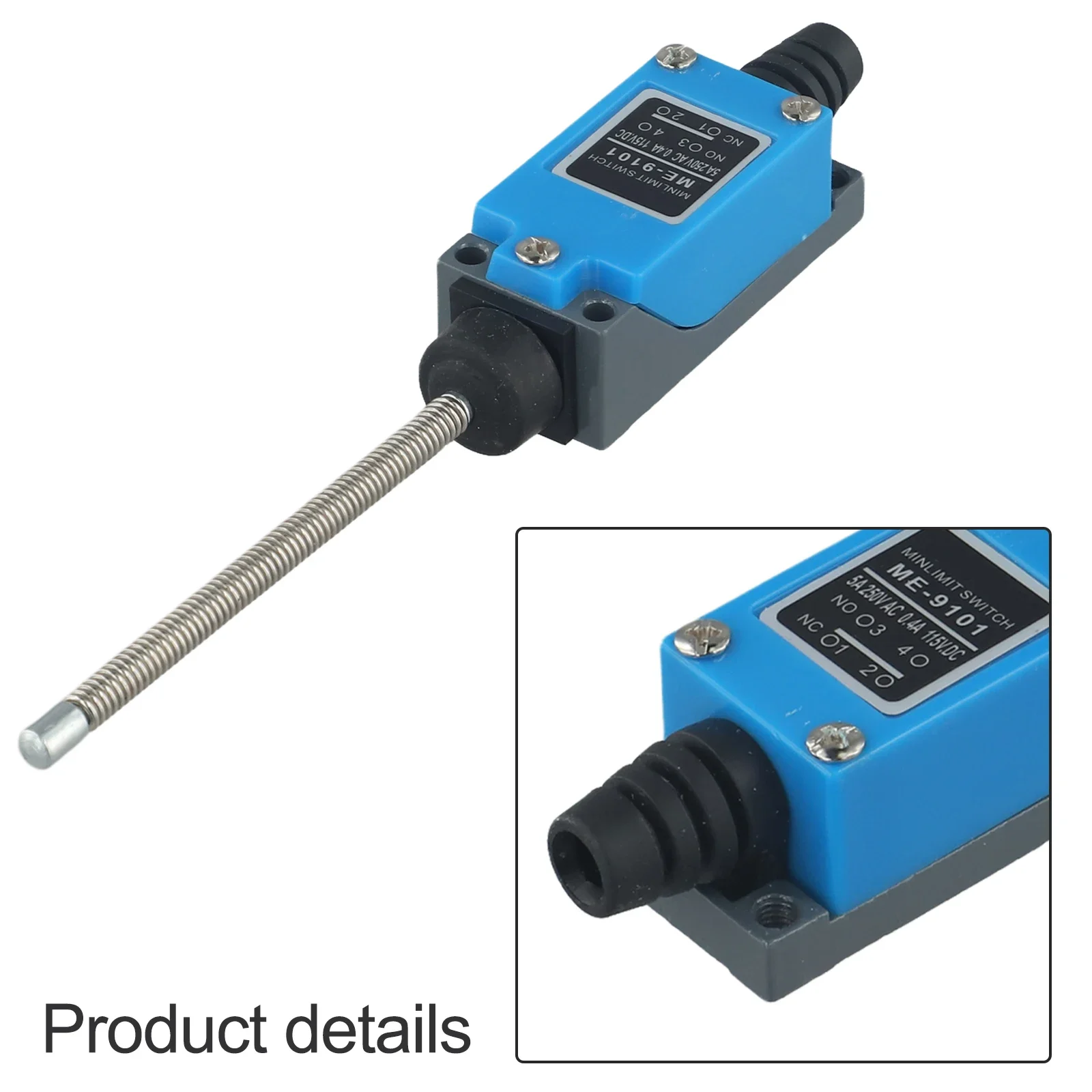 IP65 Travel Switch ME-9101 Limit Sensor Switch Limit Switch 250V/5A 1NO1NC For Line Self Regulation, Safety Protection