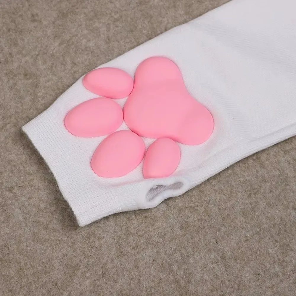 mangas-protetoras-de-seda-gelada-3d-com-design-de-pata-de-gato-protecao-uv-secagem-rapida-com-almofadas-de-silicone-respiraveis-tipo-luva-de-tubo-longo-para-uso-diario