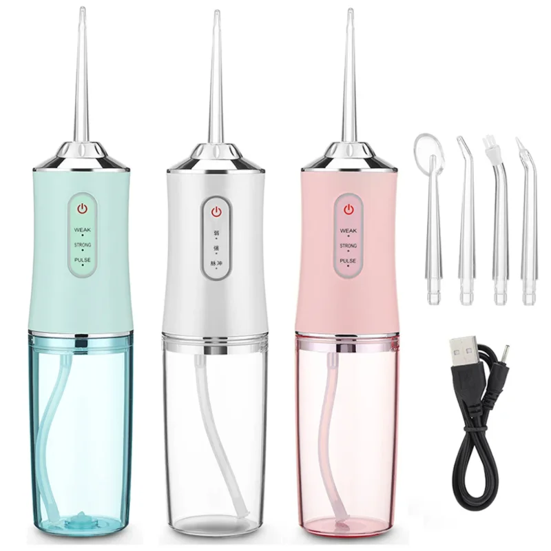 Irrigator Protable Water Flosser Teeth Whitening Dental Jet Pick Mouth Washing Machine Pulse Dentistry Tools Cleaner USB