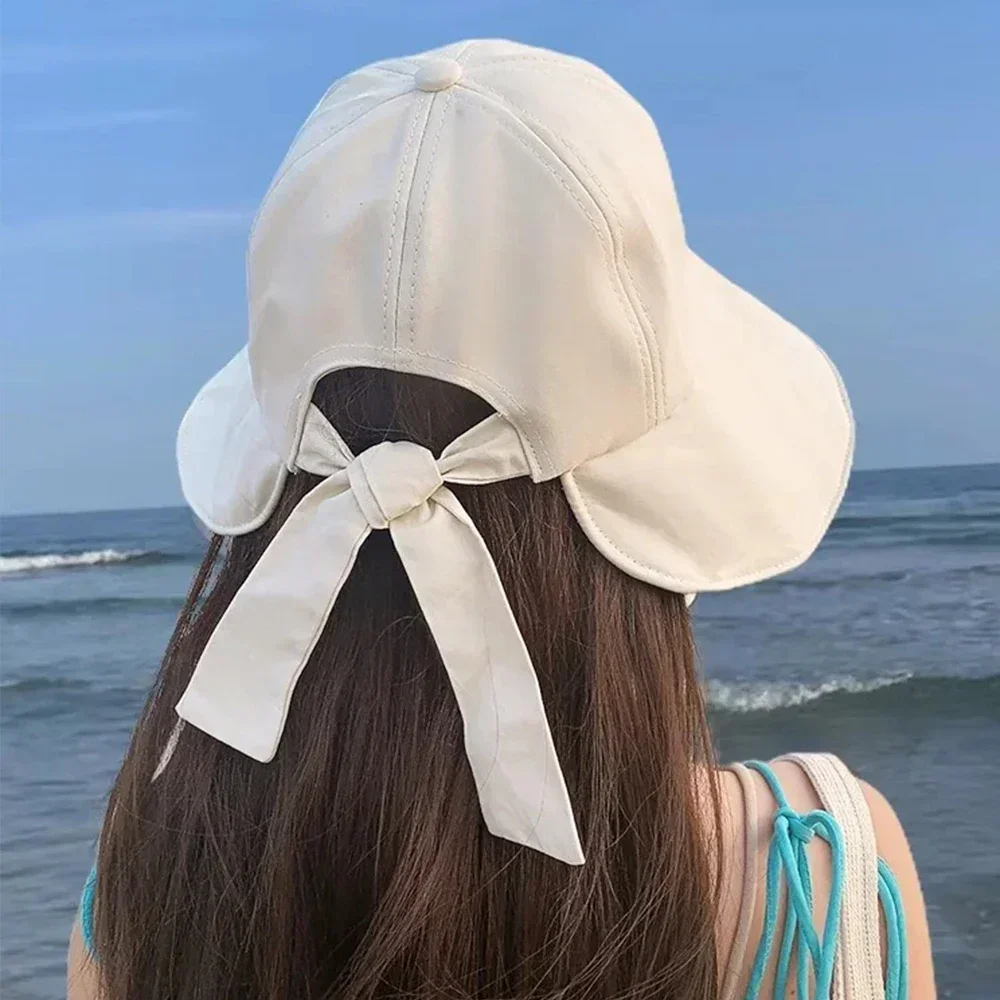 Foldable Wide Brim Sun Hat Adjustable Caps for Men Women Summer Beach Hats Summer Quick-drying Visors Fisherman Cap Bucket Hats