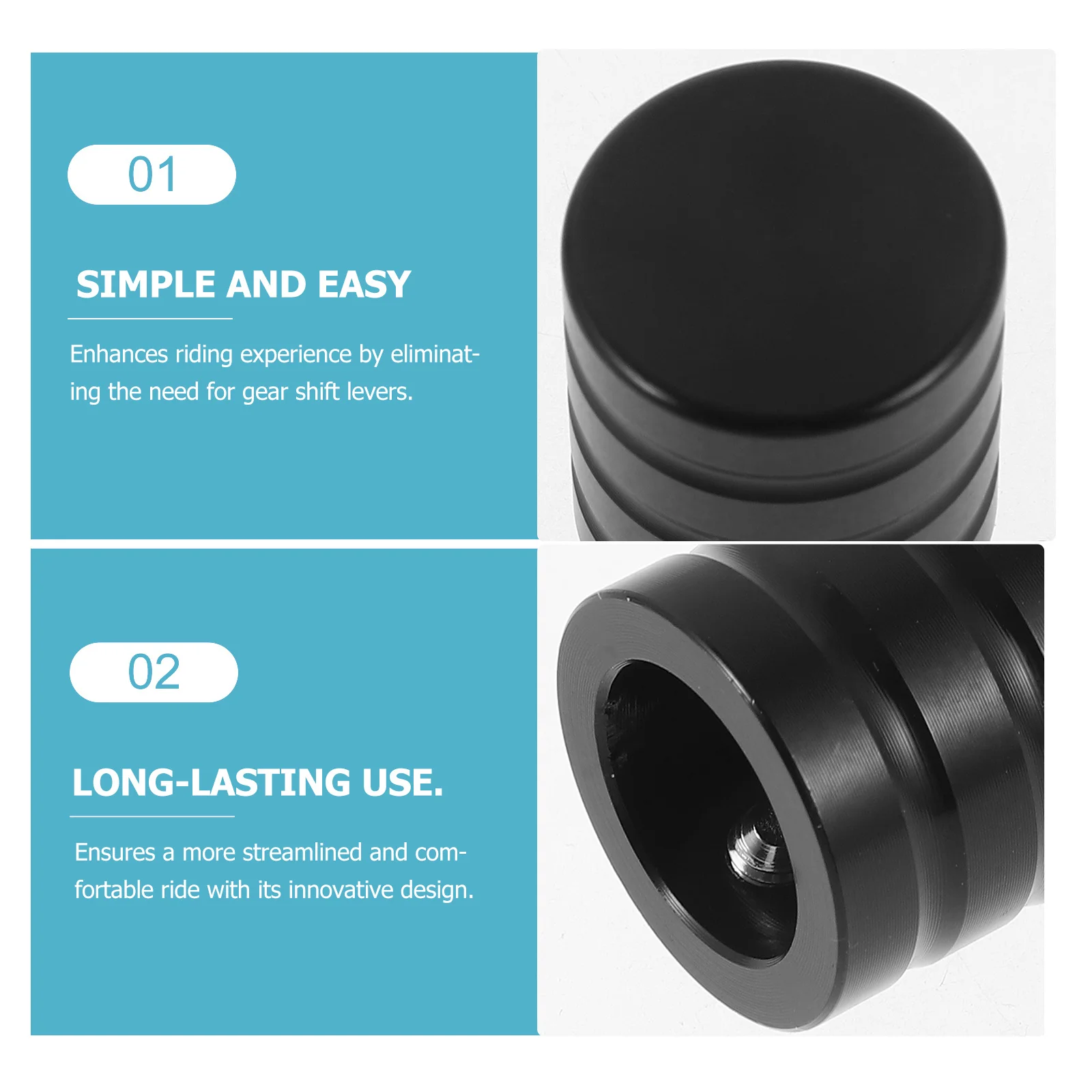 

Shift Lever Cover Heel Shifter Cap Durable Long Lasting Comfortable Ride Streamlined Design Motorcycle Parts Heel Shifter