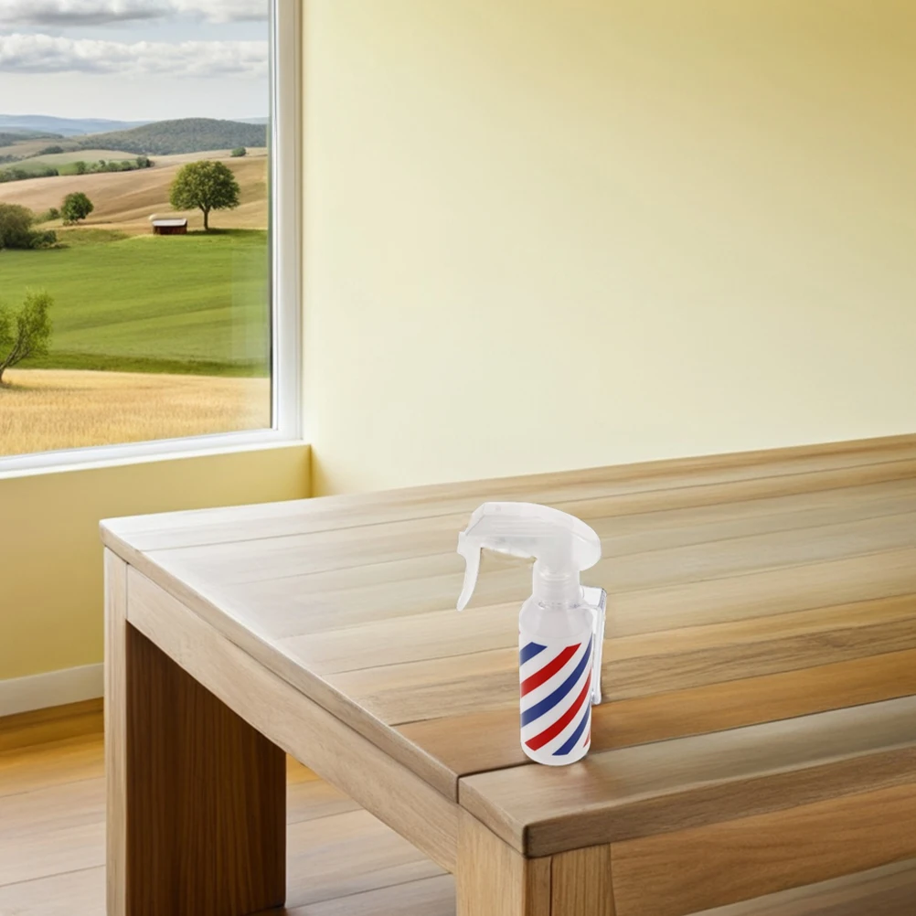 

2pcs 120ml Hair Spray Bottle Red Blue Striped Continuous Mist Water Sprayer Multipurpose Barber Styling Tool