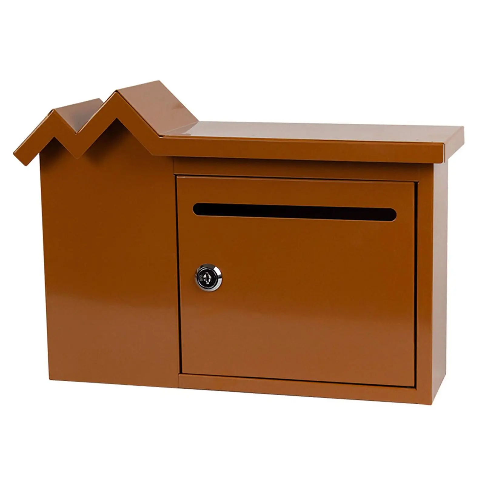 Mail Storage Sturdy M-shaped Shatter-resistant Multifunctional Receipt of Bills Container for Decorations Outside House Office