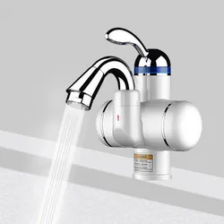 3000W Tankless Instant Hot Water Tap Water Heater Electric Kitchen Faucet Hot Cold Fast Heating Water Heater Tap 220V-240V