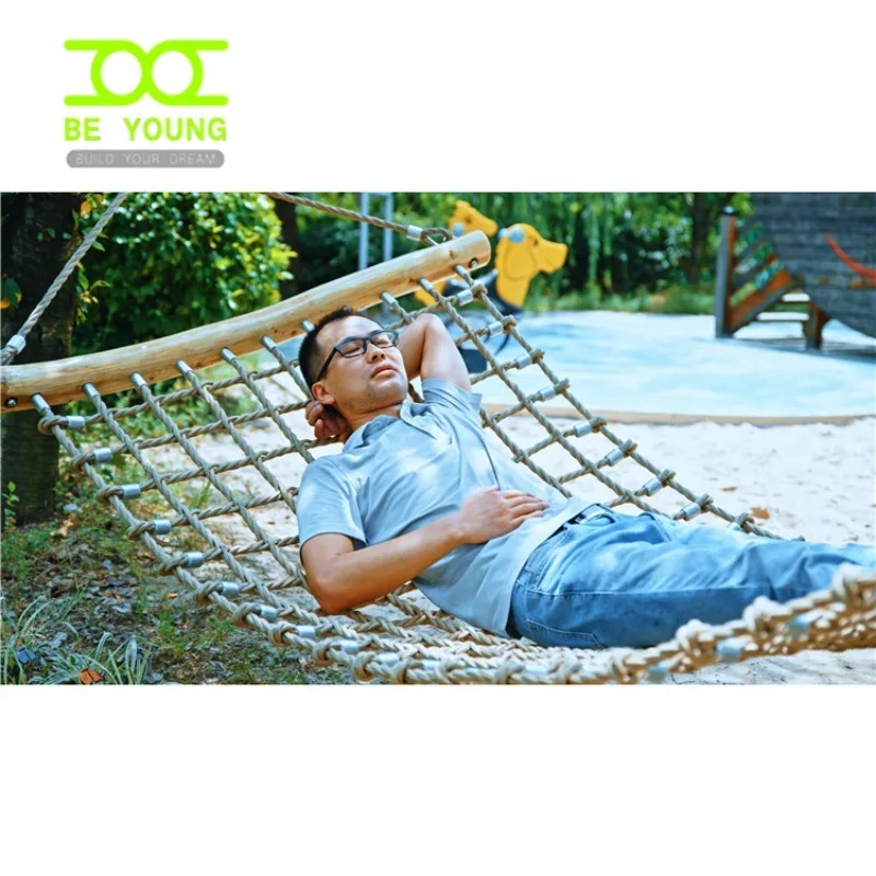 2026 Garden Summer Hammock Swing Hanging Treehouse Bed Manufacturers For 2 Persons 120Kg 200 100 Side Fixation Backyard Double