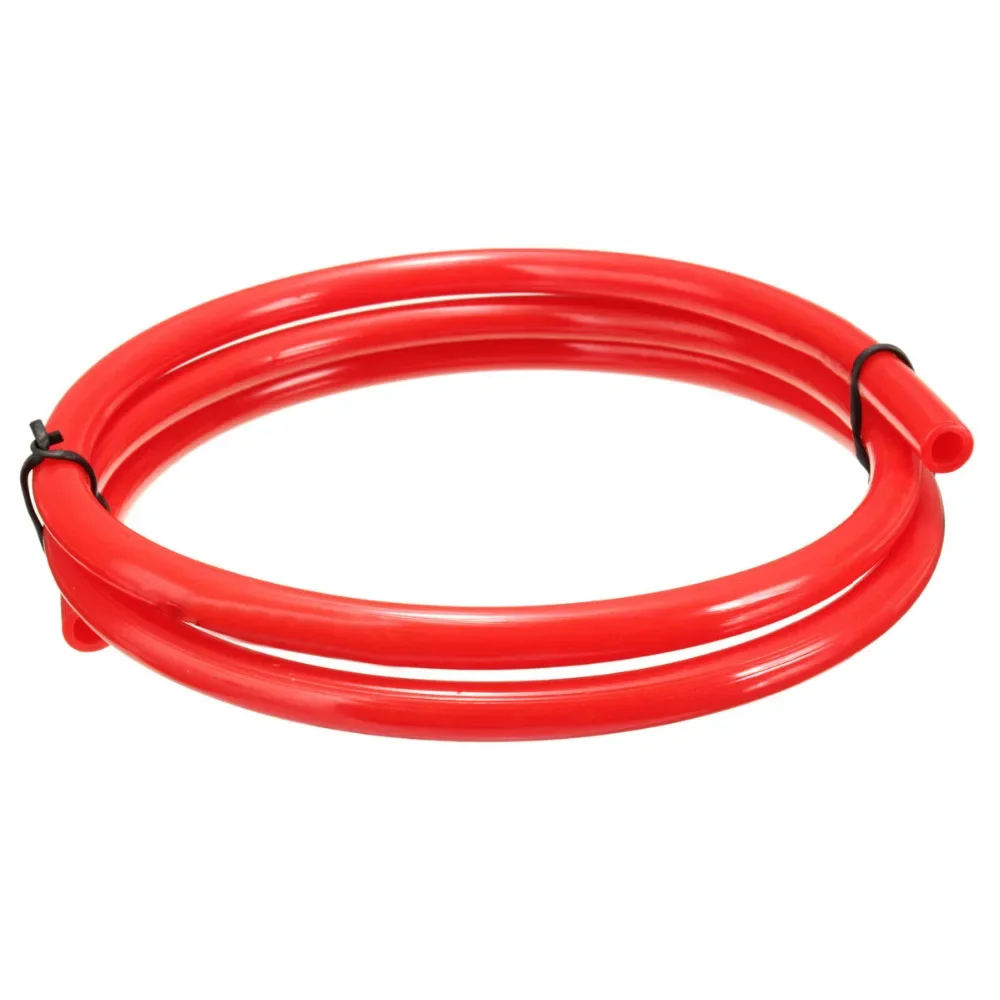 1M Red Motorcycle Dirt Bike Fuel Gas Oil Delivery Tube Hose Line Petrol Pipe 5mm I/D 8mm O/D Motorcycle Oil Supply Pipe