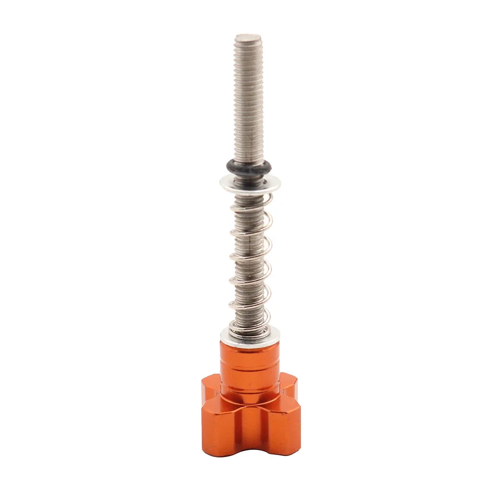 Throttle Adjustment Screw for Offroad Motorcycles Ergonomic Design with Angled Grooves for Fuel Injection Control