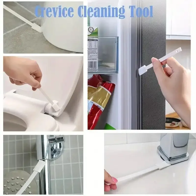 50 Einweg-Lückenreinigungsbürsten-Packung, austauschbarer Reinigungsbürstenkopf, WC-Sitzbürste Detail Gap Scrub Reinigungsbürsten-Set; Anzug – Detail 10