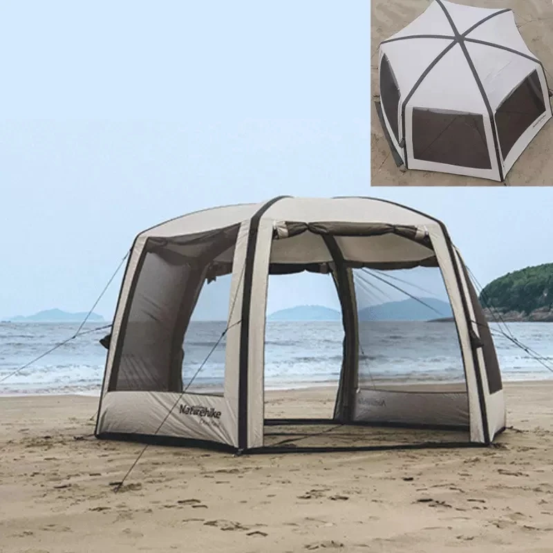 Naturehike Cloud Nest Inflatable 15D Tent Pergola Awning Outdoor Beach Camping Large Tent Space Sunshade Rainproof Sun Protectio