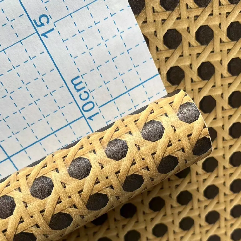 ملصق حائط كلاسيكي ثلاثي الأبعاد من الخيزران مقاوم للماء من مادة PVC ملصق تجديد الأثاث ذاتي اللصق قابل للإزالة #4