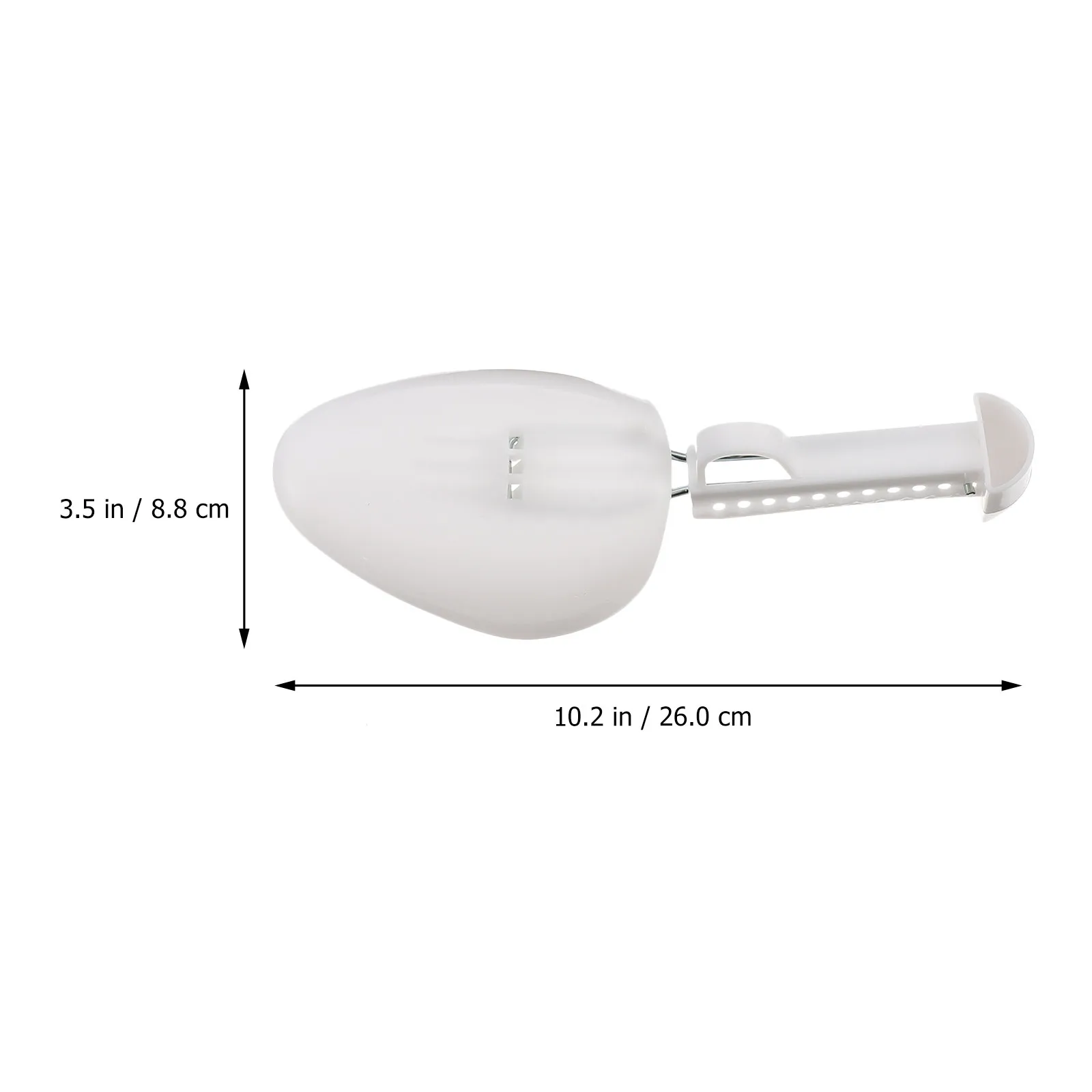 3 Pairs Adjustable Plastic Shoe Trees for Display, Storage & Shaping – Portable Shoe Tree Holder for Office or Store