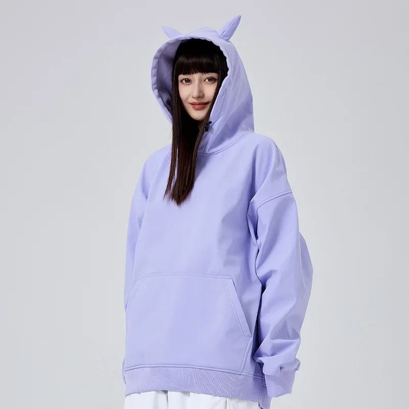 New 2025 Winter Ski Jackets Outdoor Sports Snowboarding Skiing Hoodie Windproof Splash-proof Warm Men Women Snow Jacket Top