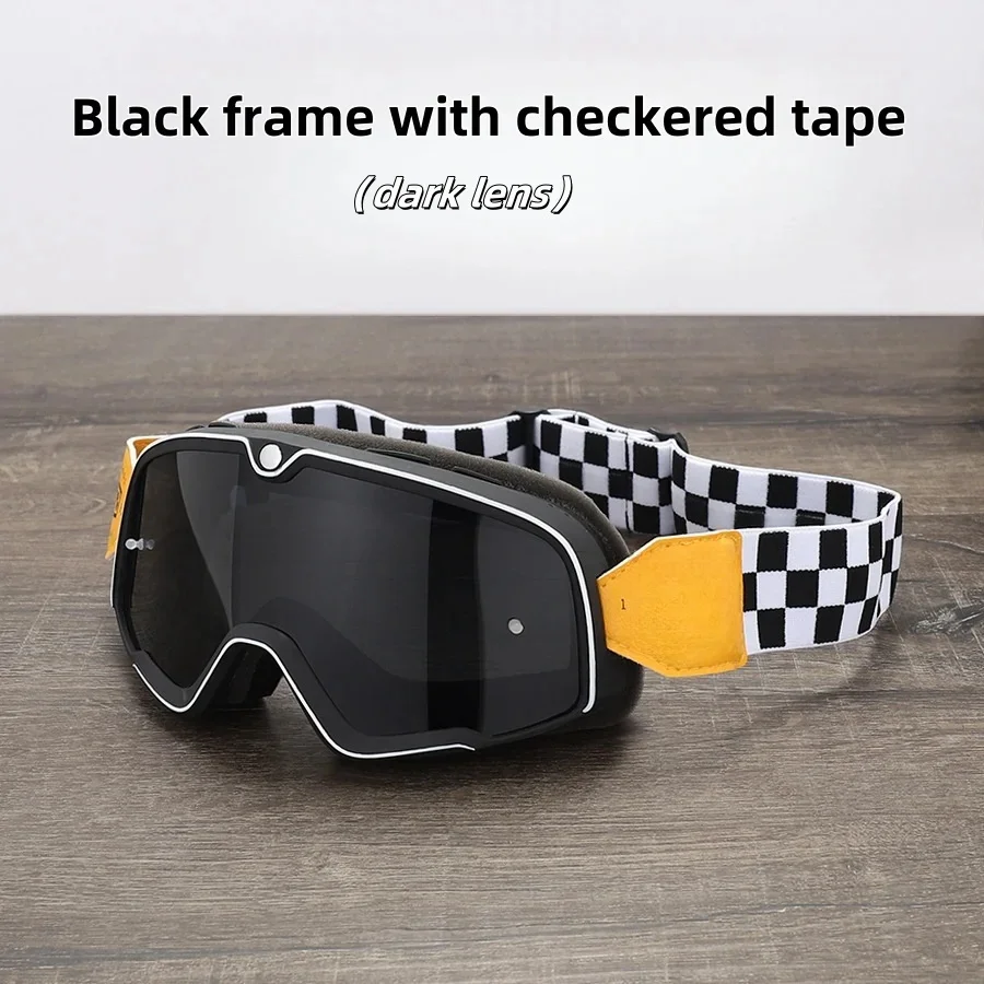 Vintage Harley Motorcycle Gogglesoff-road Riding Windscreen Anti-FogGlasses Skiing Helmet GogglesAccessories for Outdoors
