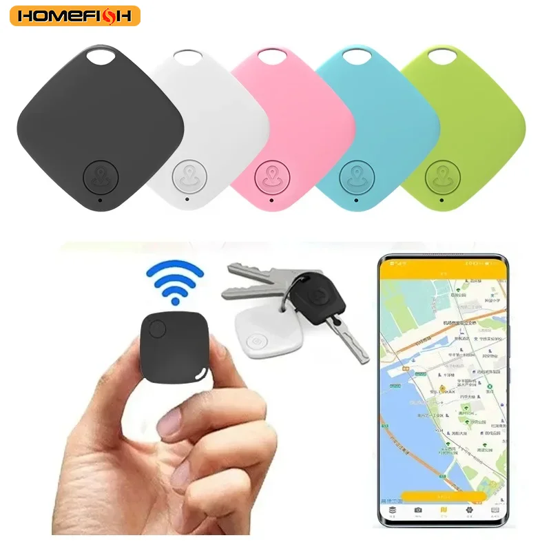 Mini Bluetooth 5.0 Tracker AntiLost Device Ronde Pet Kids Bag Wallet Tracking Smart Finder Locator