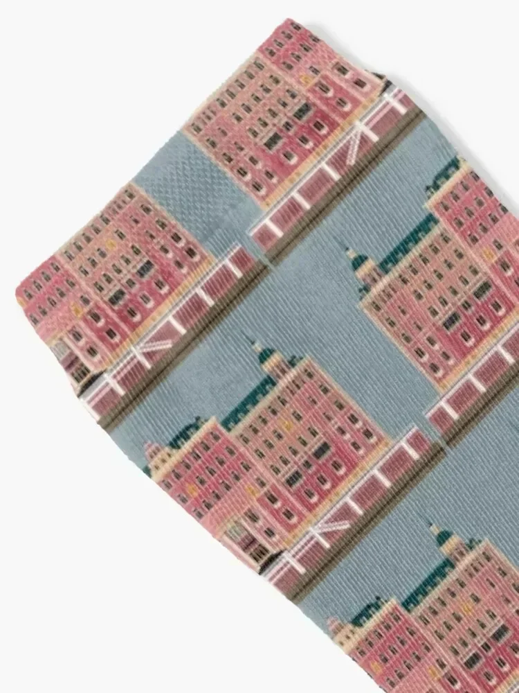 Grand Budapest Hotel Wes Socks gifts custom sports Novelties Socks Woman Men's