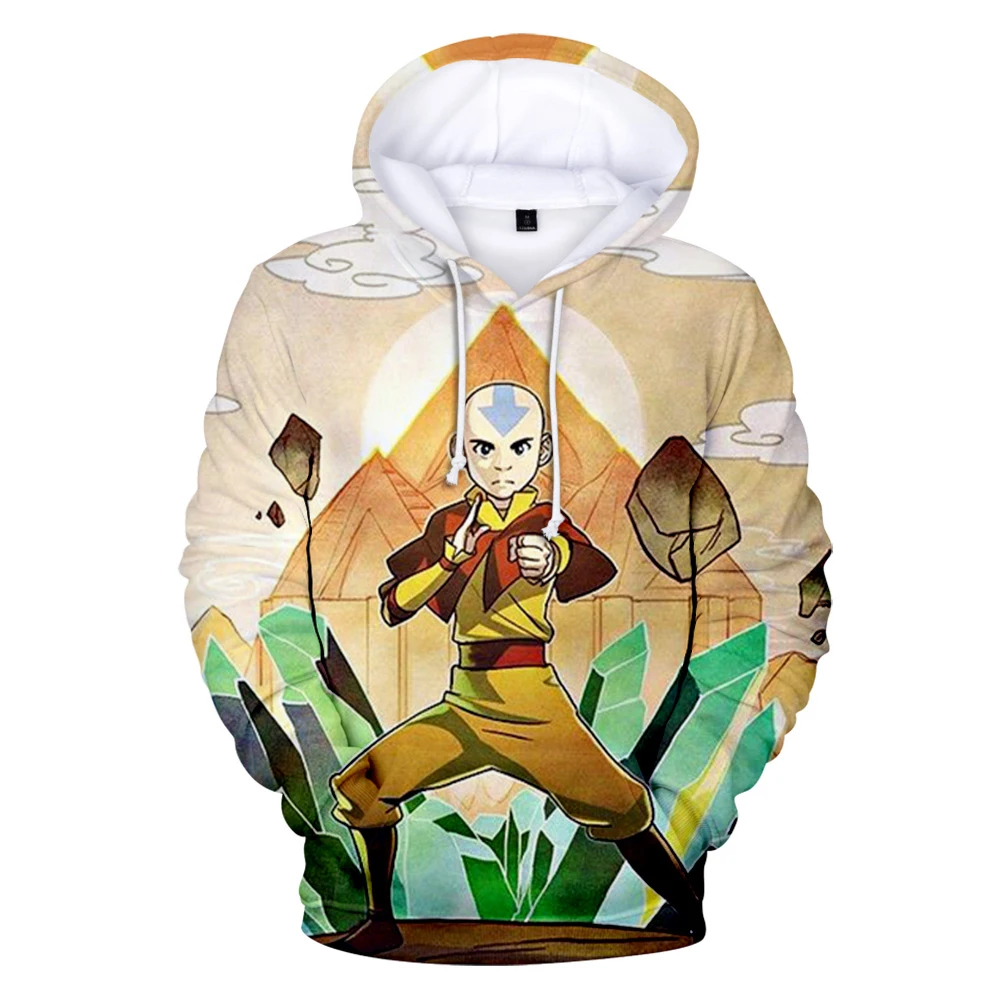 Anime Avatar The Last Airbender Hoodies 3d Print Sweatshirts Boys Girls Unisex Hooded Fashion Sweatshirts Cartoons kids Coat