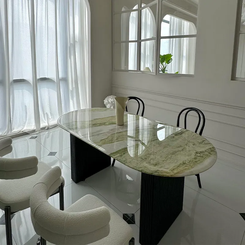 Corner Modern Dining Table Lounge Marble Dining Table Salon Lounge Restaurant Designer Luxury Corner Muebles Home Furniture