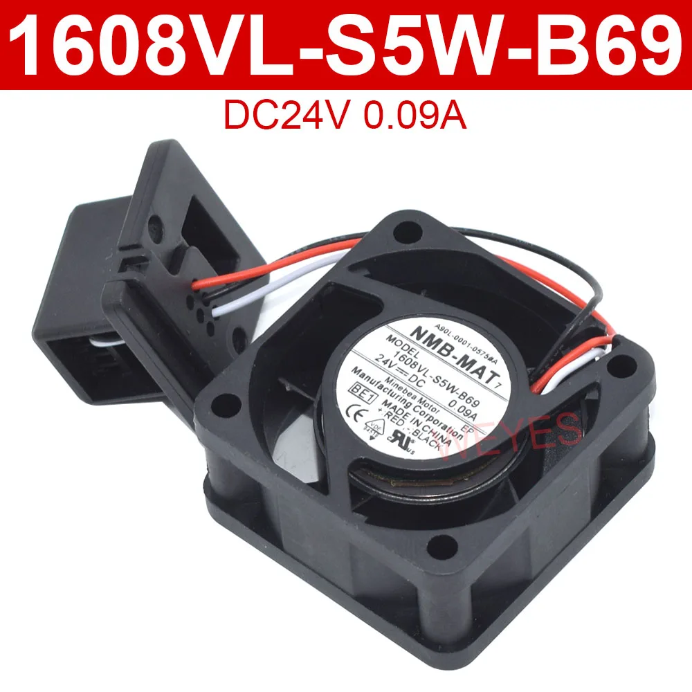 

Fit For Fanuc System Cooling A90L-0001-0575#A 1608VL-S5W-B69 40*40*20MM DC24V 0.09A 3Pins New 40MM Fan