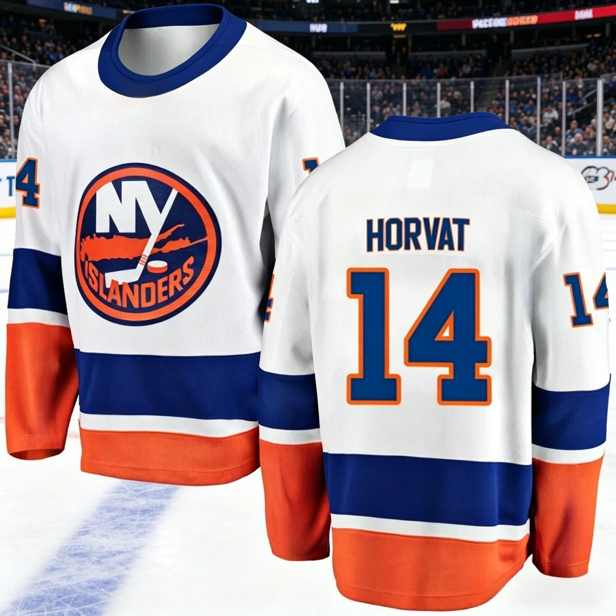2026 Men's New York Ice Hockey White Training Suit - Premium Edition 3D Printed Sports Quick-Drying Long-Sleeved Shirt Kids Kids