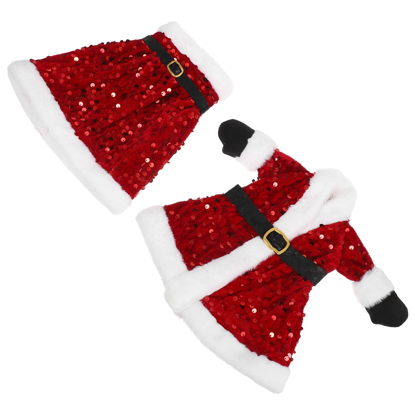 

Christmas Wine Bottle Sleeve Sequin Holiday Dress Xmas Party Table Decoration Bottle Cover Xmas Table Decoration