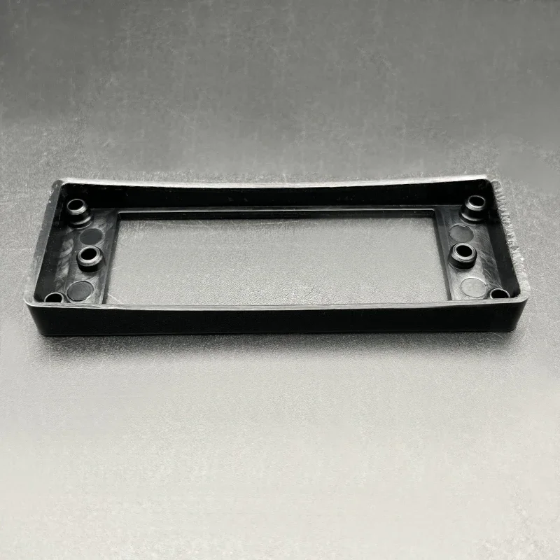 4Pcs Flat-Curved Mini 6 String Humbucker Pickup Frame 94x34.8MM Mounting Ring Height-6 or 10MM inner-68.7x28MM Black