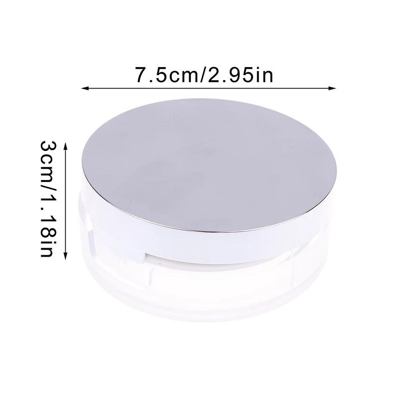 8g Empty Loose Powder Box Refillable Portable Makeup Setting Powder Blush Case Container With Puff Mirror And Elasticated Net
