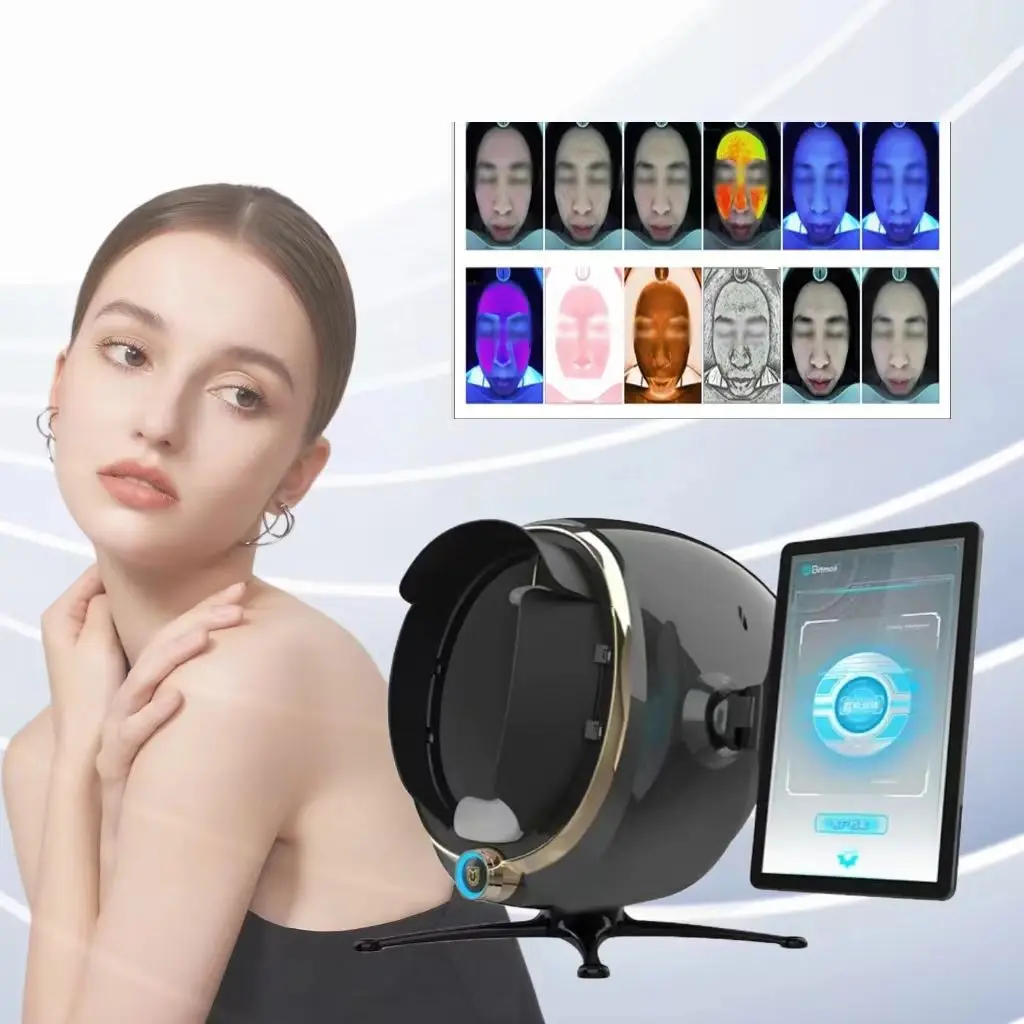 8 in 1 Portable 3d Skin Test Analyzer Camera Skin and Hair Scanner 3d Digital Facial Analysis Skin Analyzer Machine