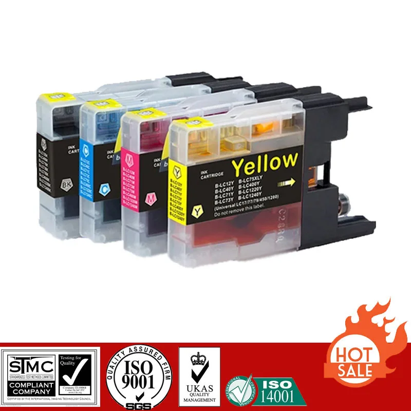 Compatible Ink Cartridge for Brother LC73 LC75 LC400 LC-73 LC-75 LC-400 suit For Brother MFC-J6910CDW/J6710CDW/J5910CDW/J825N