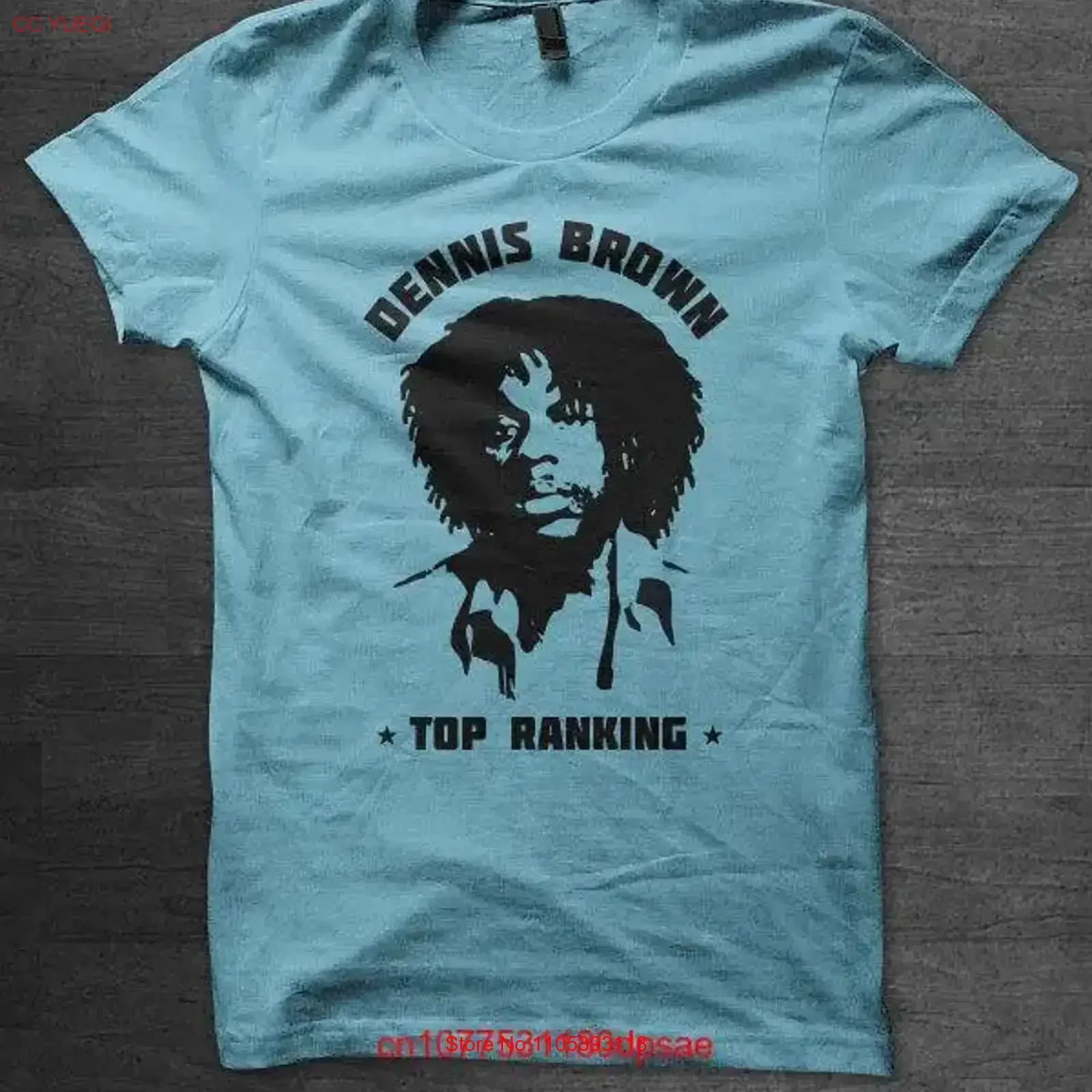Dennis Brown Reggae T shirt jamaica Music Dub Bob Marley Gregory Isaacs vintage Washed graphic Casual Top For Everyday Wear