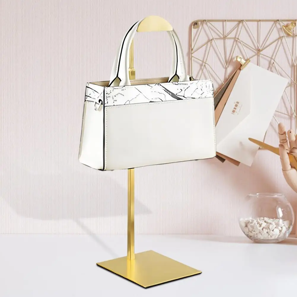 

Держатель для сумки в металлическом каркасе, нержавеющая сталь, регулируемая по высоте, стеллаж для хранения сумок, подставка для кошелька с легкой сборкой для плеча