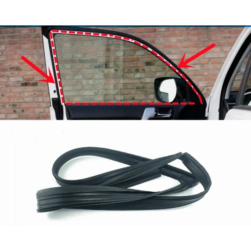 

Auto Door Glass Frame Opening Seal Rubber Sealing Strip For Toyota Land Cruiser Prado LC120 Lexus GX470 2003-2009 68151-60040