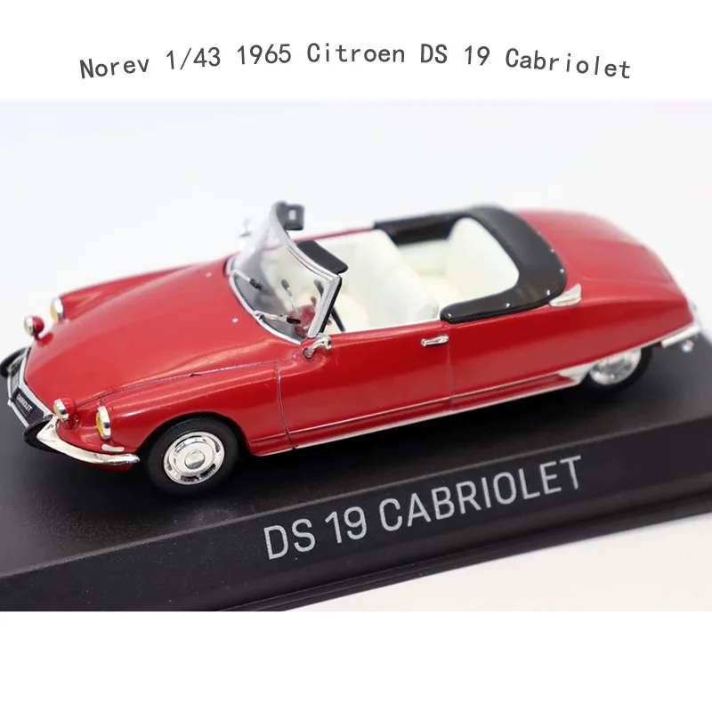 

Коллекционная модель Norev Diecast Alloy 1/43: Citroen DS 19 Cabriolet 1965 года, статическая, для декора, праздничный подарок, игрушка