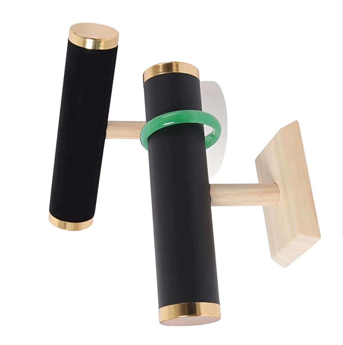 1 Piece, Gold-Covered Watch Storage Rack, Suitable for Storing Watches, Bracelets, Etc Color: Black, White.