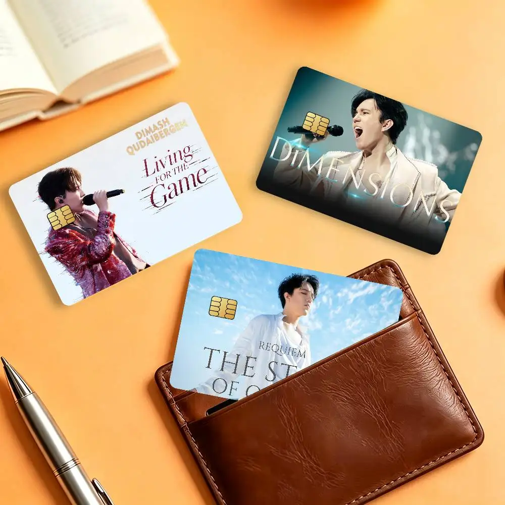 Kazakh Singer D-Dimash Qudaibergen Matte Card Stickers For Credit Cards Debit Cards And Transit Cards 4Pcs