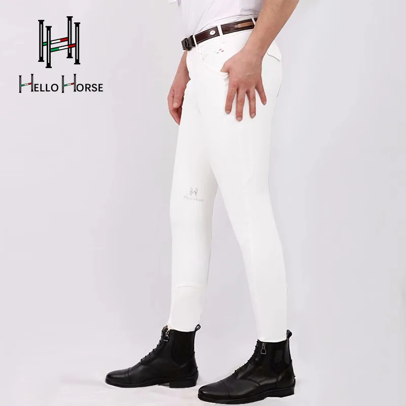 Hello Horse Equestrian Breeches - Slim Fit, Stretchy Riding Pants For Men And Women - Korean Style Equestrian Apparel