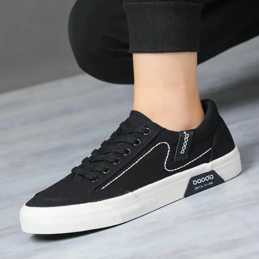 

Men Causal Shoes Breathable Lace Up Canvas Sneakers Male Wear-Resisting Summer Fashion Espadrilles Men Trend Shoes New Loafers