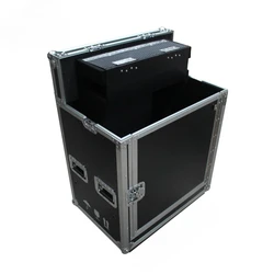 Flight Flip DJ Road Case para mezclador Midas M32R con Doghouse impermeable a prueba de fuego