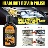 Universal Car Headlight Restoration Kit, Auto Headlamp Refurbishment Polish, Restores Clarity & Brightness ,for Yellowed Lamps