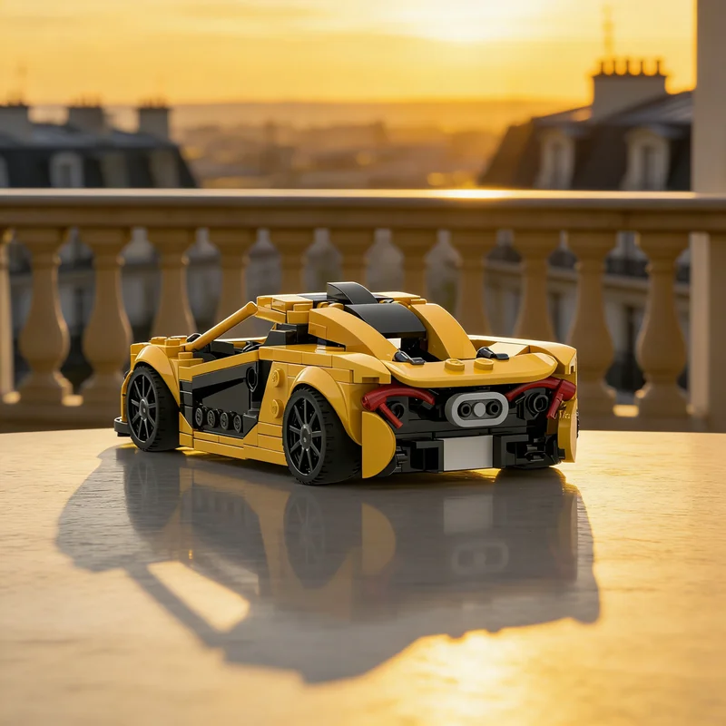 

359PCS MOC City Champions Super Car Mclaren P1 Model Technology DIY Creative Assembly Bricks Display Birthday Gift Collectible