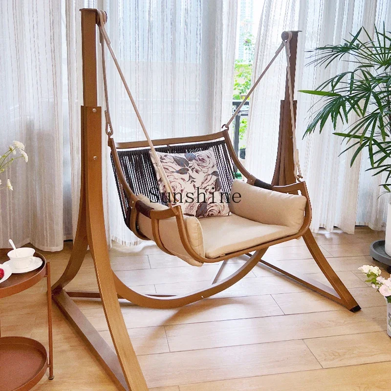 

Swing Outdoor Courtyard Garden Single Hammock Rocking Chair Balcony Swing Hanging Chair