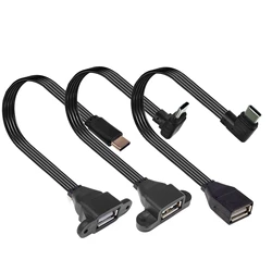 5CM-50CM Type-c Otg Data Cable USB 2.0 Portable USB-C Plug To USB Female Converter OTG Adapter Kabe